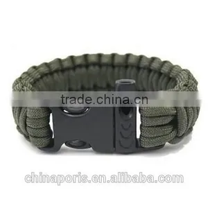 Camping/travel/outdoor Activity PARACORD BRACELET for Emergercy With Whistel and Compass thumbnail-2