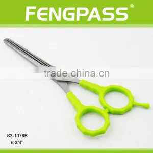 S3-1078B 6-3/4" Inch 2CR13 Stainless Steel With PP Handle Salon Hair Thinning Scissors For Hairdresser thumbnail-1
