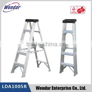 LDA Aluminium Double Side Step Ladder With 150kgs Load Capacity thumbnail-1