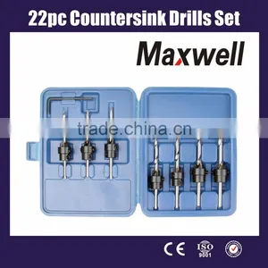 22pc Countersink Drills Set thumbnail-1