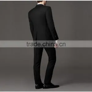 Italian Wool Suit Fabric for Mens Tuxedo Suits,tuxedo for Business and Wedding Suit for Groom thumbnail-2