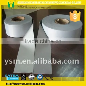 Silver EN471 Reflective Fabric Tape for Safty Garments thumbnail-1