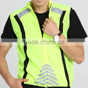 hi Visibility Sport Reflective Vest Soft Fabric for Ridding thumbnail-1