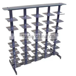 Silver Double Side Oval Tube Sport Shoe Shope Store Display Stand thumbnail-3