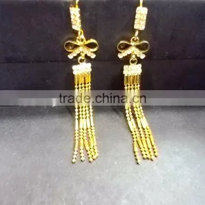 Indian Traditional One Gram Gold Earring thumbnail-2