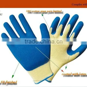Construction Latex Coated Gloves on the Palm thumbnail-1