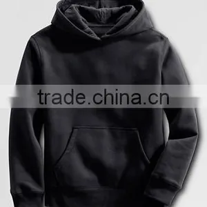 BOYS BLANK PULLOVER HOODY WITH POCKET thumbnail-1