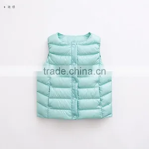 Factory Suppliers Children's Vests & Custom Fashion Girls Winter Padded Waistcoats thumbnail-4