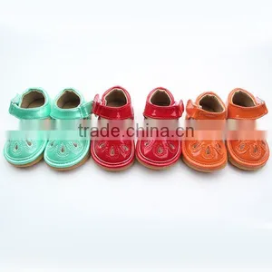 Squeaky Shoes PU Leather Cute Kids Sandals thumbnail-6