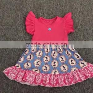 2017 Wholesale Cheap Clothes Summer Kids Dress Designs Fashion Beige Baby Frocks Girls Dress Names With Pictures thumbnail-1