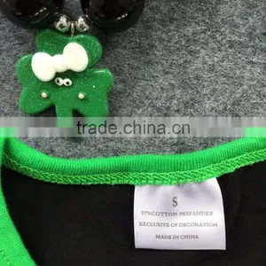2016 New Baby St.Martin's Day Love Baby Kids St.Patrick Clothing Girls Green Sequins Pants With Matching Accessories thumbnail-4