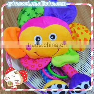 Cute Sunflower Pulling Musical Plush Toys Baby Educational Stuffed & Plush Toy Baby Bed Hanging Toys thumbnail-1