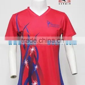 Red Sublimation Sample 2016 Football Jersey/soccer Jersey/football Uniform thumbnail-2