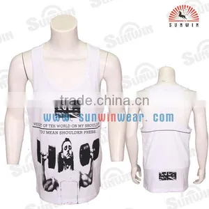 Custom Polyester Singlet Mens thumbnail-2