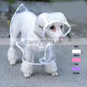 Dog Rainwear Transparent EVA With Adjustable Belly Part thumbnail-5