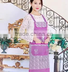 Factory Direct Double Thick Waterproof Coat and Anti-oil Kitchen Princess Apron Custom Gift Advertising thumbnail-1