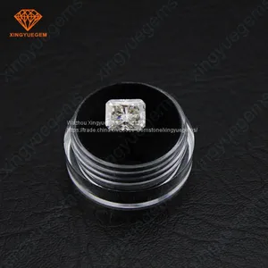Super White 2 Carat Radiant Cut Loose Moissanite for Jewelry Diamond Making thumbnail-4