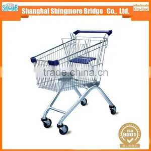 China Factory Cheap Sales High Capacity 120L Shopping Trolley for European Market thumbnail-5