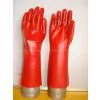 Supply Red PVC Coated Gloves Intelrock Liner 40cm thumbnail-2