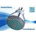 Small ABS Chrome Bathroom Overhead Shower Head With Brass / Zinc Ball thumbnail-1