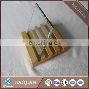 4 Recess Beautiful Solid Wood Coaster Holder, Square Wooden Base of Coaster thumbnail-3