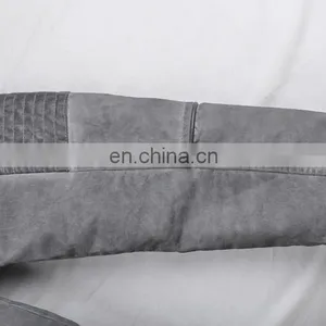 2015 Latest Fashion Men Hooded Leather Motorcycle Jacket thumbnail-6