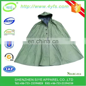 New Arrival Wholesale PE Rain Poncho Raincoat in China thumbnail-1