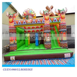 Peking Opera Theme Inflatable Bouncy Castle Slide/cheap Price Bouncy Castle for Kids thumbnail-2