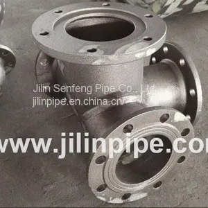 Ductile Iron Pipe Fittings, Gost Cross/tee for Fire Hydrant. thumbnail-2
