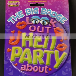 Custom Party Buy Personalised Pin Badges Making Badge Holders Button Badge thumbnail-2