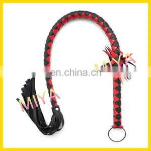 Party Favor Long Leather Whip thumbnail-2