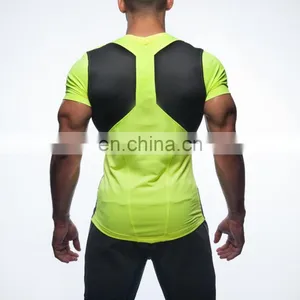 Yihao Trade Assurance Men's Gym Short Sleeve Muscle Fitness Bodybuilding T-shirt thumbnail-3