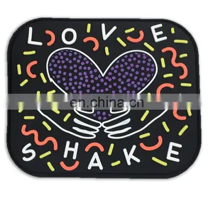 Skull Pvc Patch Iron on 2D Rubber Label thumbnail-1