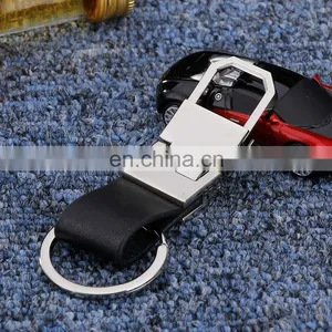 Custom Upscale Black Car Leather Keyrings for Car Gift thumbnail-4