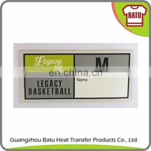 Custom Garment Care Label Heat Transfer thumbnail-1