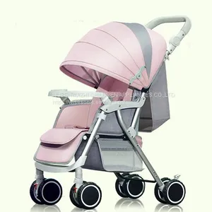 High-view and Detachable Seating Baby Stroller Easy to Foldable Can Set and Lie Twin Stroller thumbnail-1