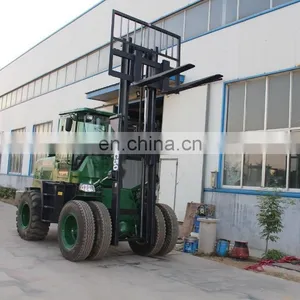 4WD 5ton Rough All Terrian Forklift for Sale thumbnail-1