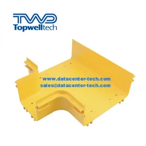 Yellow Plastic PVC /ABS Fiber Cable Tray Routing System thumbnail-4