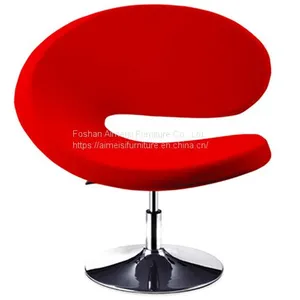 Modern Velvet Fabric Living Room Lounge Chair thumbnail-1