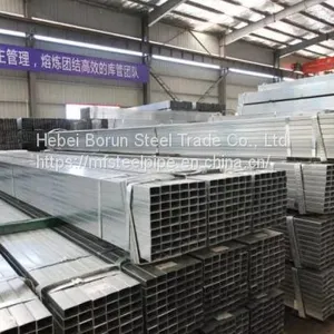 ERW Hollow Section Hot Dipped Galvanized Square Steel Pipe thumbnail-5