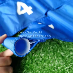 Numbered Tube Style Practice Green Flags (6