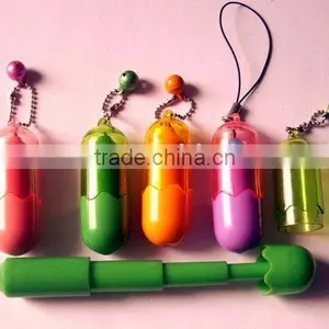 Capsule Ball Pen With Keychain thumbnail-1