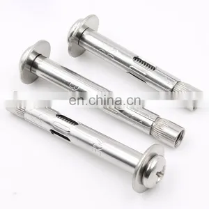 Fastener Hardware Sleeve Anchor Bolt Type Hex Head Sleeve Anchor With Hex Nut and Washer Stainless thumbnail-2