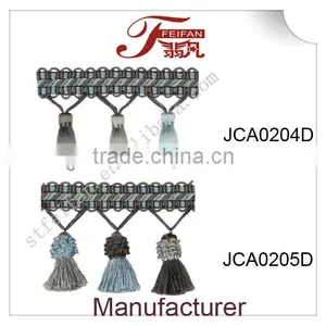 Edinburgh Style--Blue,curtain Tassel Fringe,wholesale Tassels,tassel and Fringe thumbnail-4