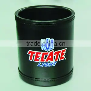 Small Plastic Colorful Leather Promotional Dice Cup thumbnail-6