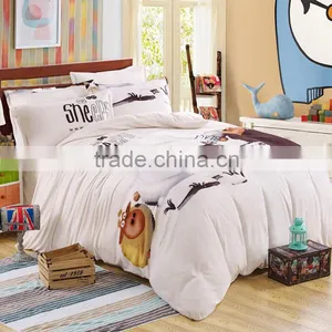 Home Use Adult Cartoon Style Cute Sheep Duvet Cover Aanimal Printed Kids 5d Bedding Set thumbnail-1