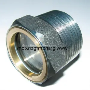 Gaskets Threaded Oil Sight Glass Pump Speed Reducer Carbon Steel Oil Sight Glass thumbnail-1