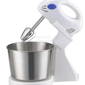 7 Speed Electric Egg Beater High Power Table Top With Barrel Rotating Egg Beater Mixer（Wechat:13510231336） thumbnail-2