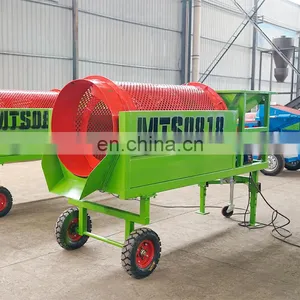 Stainless Steel Portable Mobile Trommel Screen Drum Sieve Machine Portable Mobile Trommel Screen thumbnail-2
