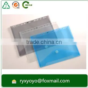 a4 Plastic Clear pp 3 Hole Punched Document File Bag for Binders thumbnail-6